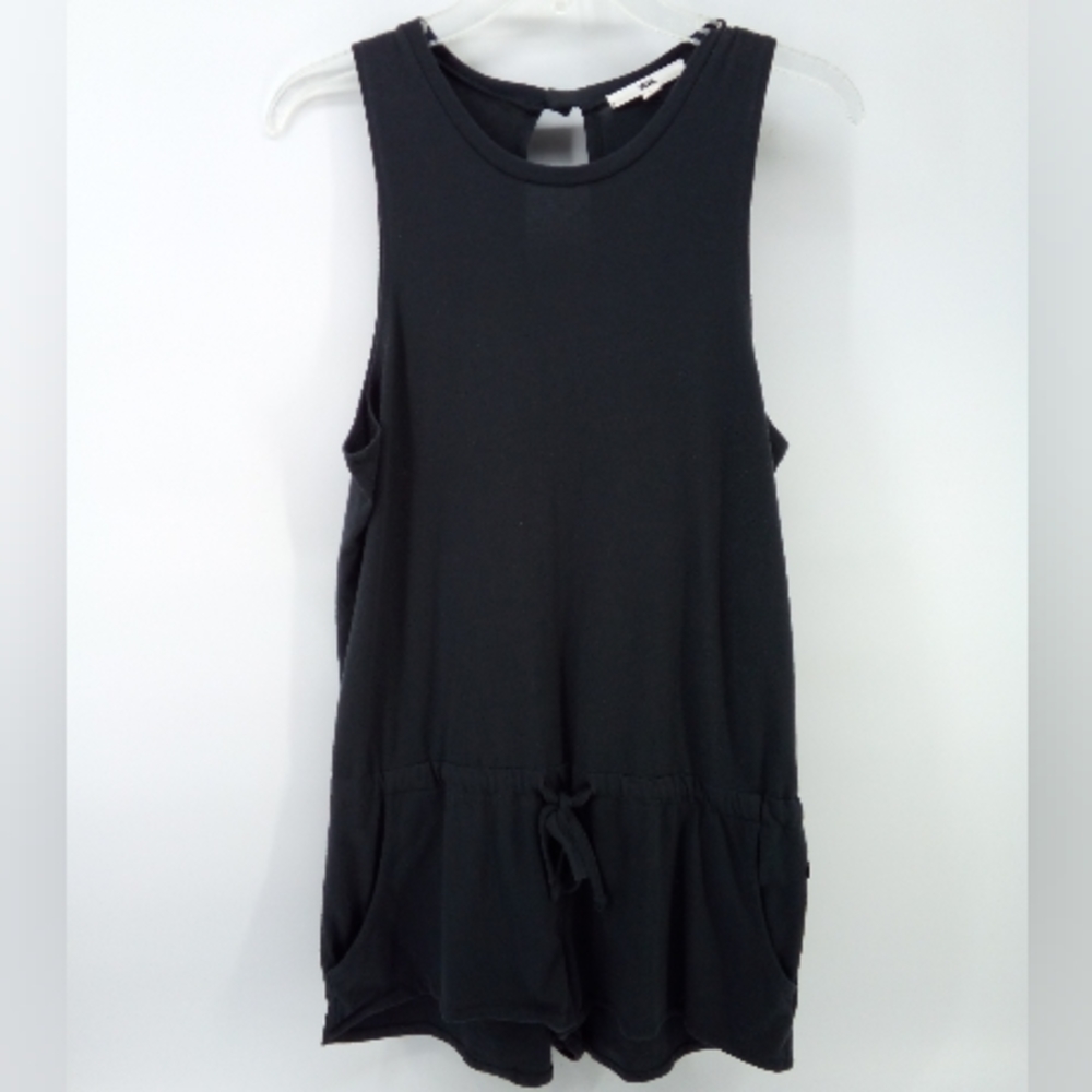 Vans Romper Black Drawstring Waist M Skater Retro Early 2000's